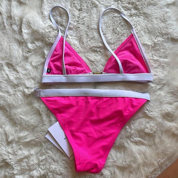 New Balmain swim wear 2 pieces ! Beautiful neon pink color - Picture 2 of 5